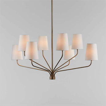 Seguin Large Chandelier Brass.