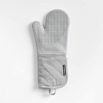 Silicone Grey Oven Mitt.
