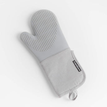 Silicone Grey Oven Mitt.