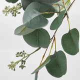 Faux Silver Dollar Eucalyptus Stem.