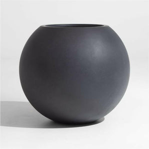 Sphere Planter Large Dark Grey.