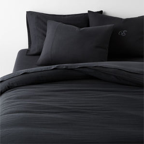 Supersoft King Sham Navy.
