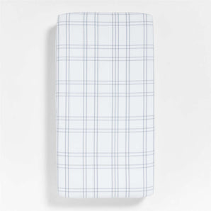 Sábana ajustable para cuna de algodón orgánico teñido en hilo Baby Stax