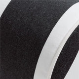 Sunbrellainkblkstripe Bolsterplw.