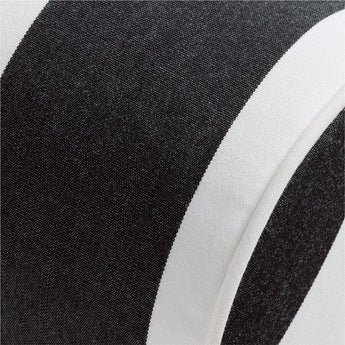 Sunbrellainkblkstripe Bolsterplw.