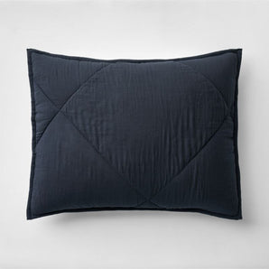 Kids Supersoft Quilted Organic Cotton Gauze Pillow Sham