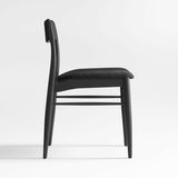 Tate Black Wood Dining Chair.