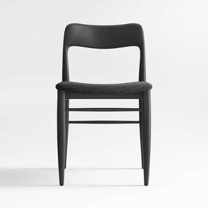 Tate Black Wood Dining Chair.