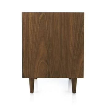 Tate Walnut 1D Nightstand.
