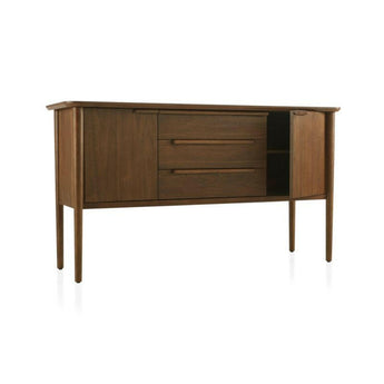 Tate Walnut Midcentury Sideboard.