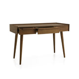 Tate 60" Walnut Desk with Outlet.