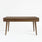 Tate 60" Walnut Desk with Outlet.