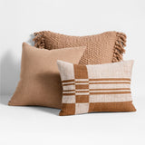"Chunky Woven Wool Fringe 23""x23"" Sier.
