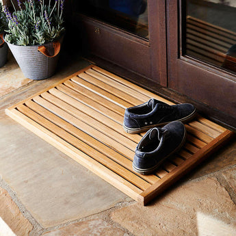 Teak Indoor/Outdoor Doormat 20"x32".