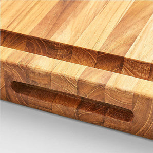 Teakhaus Edge-Grain Professional Cutting Board with Hand Grips 16"x12".