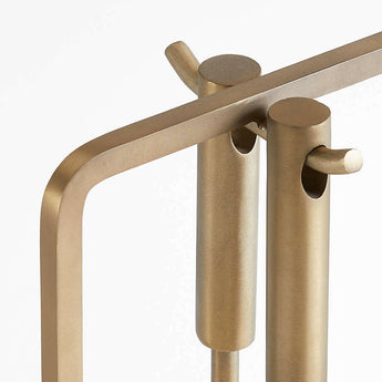 Telum Brass Fireplace Tools.