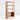 Terra Natural White Oak Wood Bookcase.