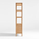 Terra Natural White Oak Wood Bookcase.