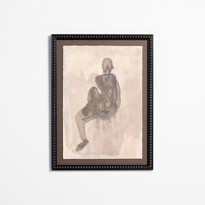 "Textural Figuration I" Framed Wall Art Print