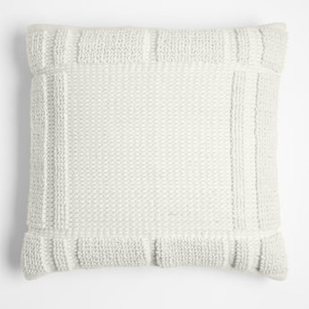 "Lancaster 23""x23"" Textured Pampas Ivo.