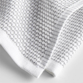 Textured Terry Organic Cotton Dish Towels, Set of 2.