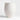 White Textured Ceramic Vase 11".