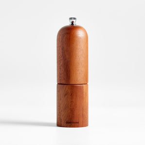 Crate & Barrel Tondo Acacia Pepper Mill