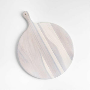 Tondo White Washed Round Serving Board.