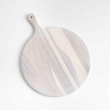 Tondo White Washed Round Serving Board.