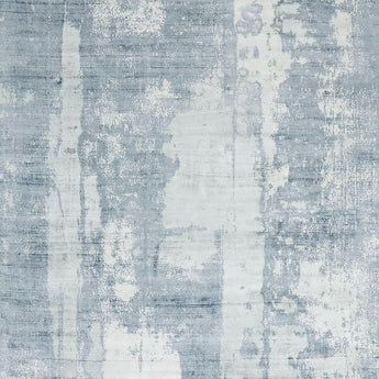 Tottori Blue Abstract Area Rug 8'x10'.