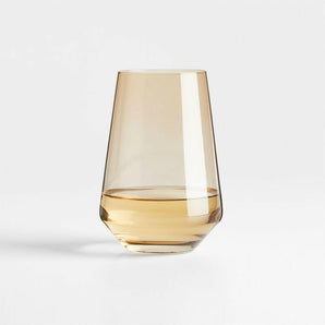 Schott Zwiesel Tour Bronze 19-Oz. Stemless Wine Glass.