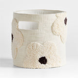 Tufted Daisy Shelf Bin.
