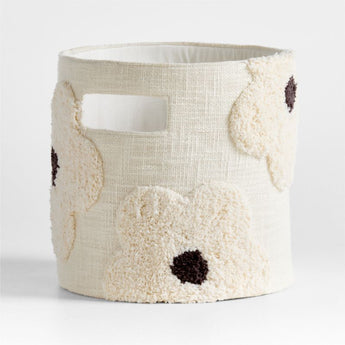Tufted Daisy Shelf Bin.