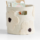 Tufted Daisy Shelf Bin.