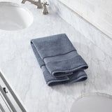 Organic Turkish Cotton Evening Blue Hand.