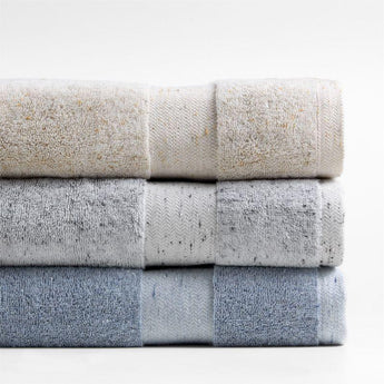Organic Turkish Cotton Grey Fleck Hand T.