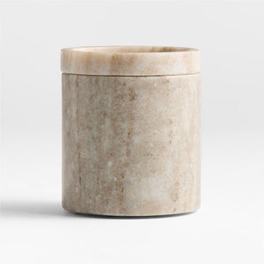 Tuscan Marble Bathroom Canister