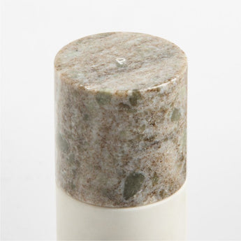 Mixed Marble Pepper Grinder.