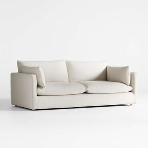 Unwind Slipcovered 92" Sofa