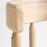 Virage Oak Wood Curved Dining Chair.