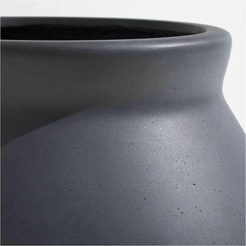 Wabi Small Slate Fiberstone Planter by Leanne Ford.