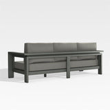 Walker Outdoor Metal Sofa with Graphite.
