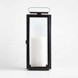 Walker Black Metal Outdoor Lantern 24".