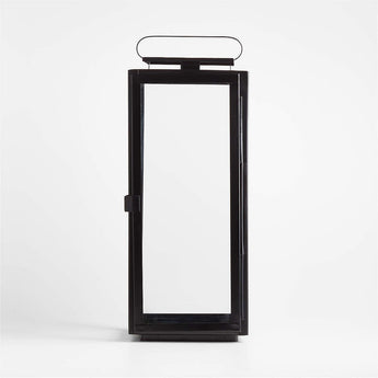 Walker Black Metal Outdoor Lantern 24".