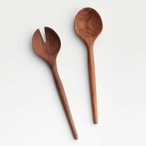 Walnut Servers, Set of 2.