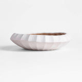 Warren White Stoneware Decorative Centerpiece Bowl.