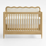 Waveland Natural Oak Wood and Upholstere.