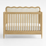 Waveland Natural Oak Wood and Upholstere.