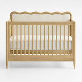 Waveland Natural Oak Wood and Upholstere.