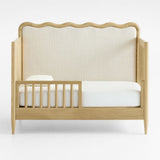 Waveland Natural Oak Wood and Upholstere.